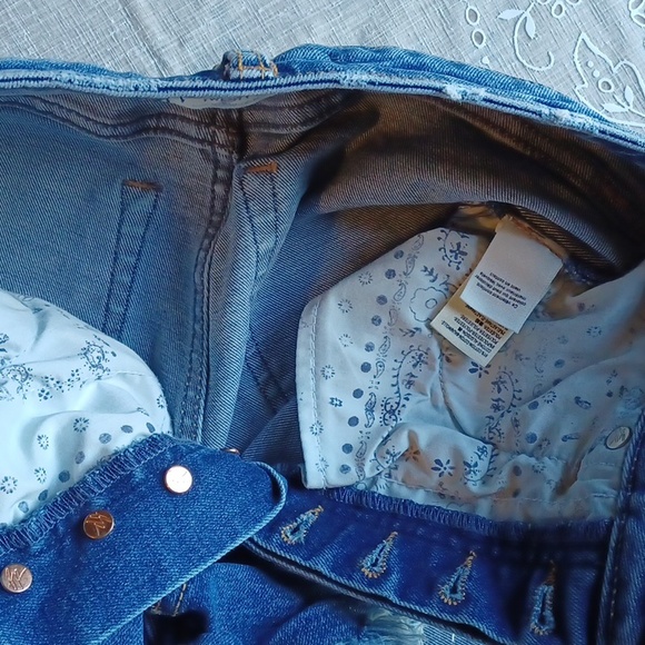 FREE PEOPLE We The Free Jean shorts button fly sz 24 clearance - Picture 6 of 6